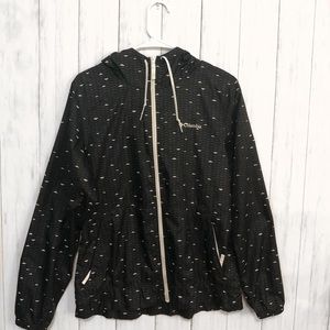 COLUMBIA women’s hooded windbreaker